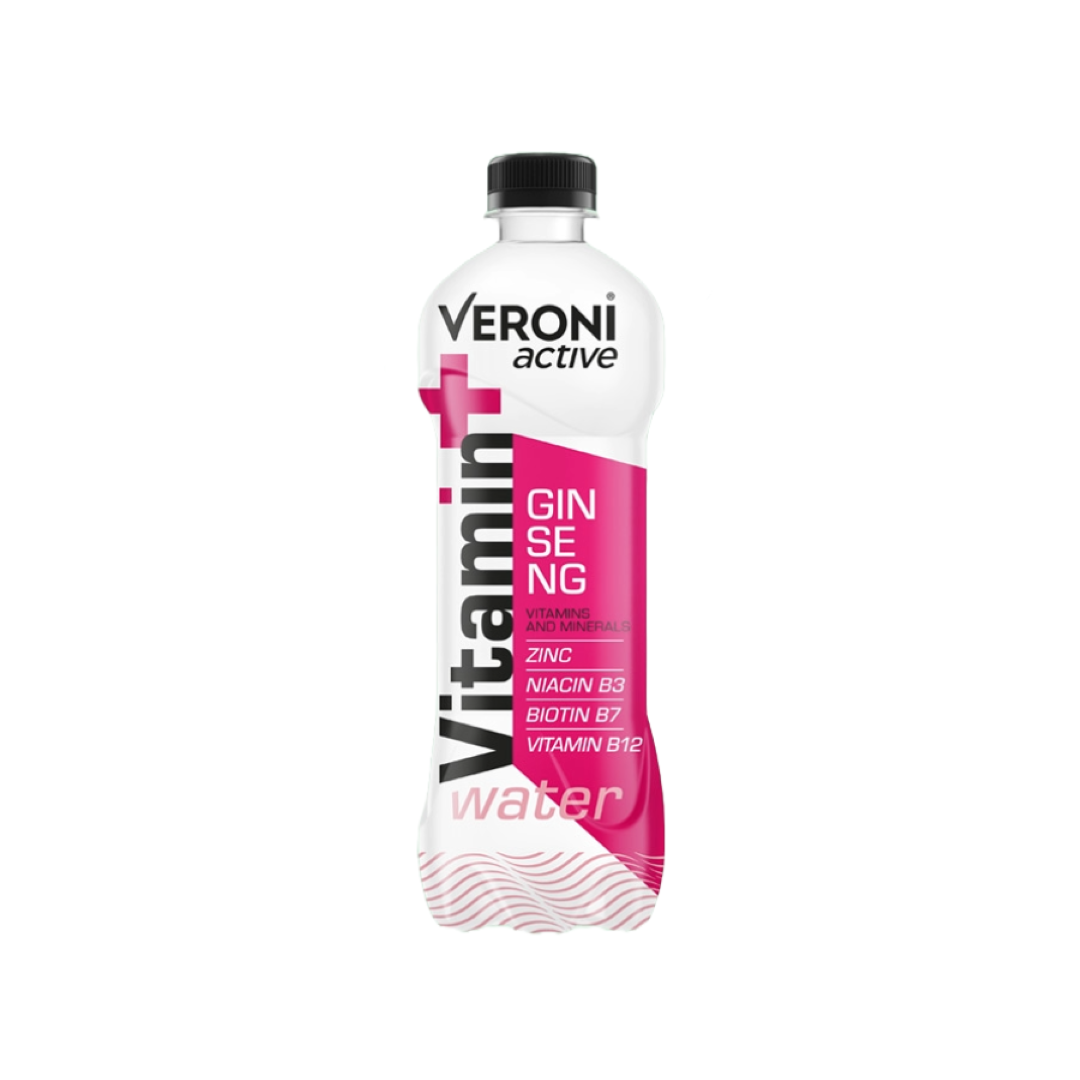 VERONI ACTIVE GINSENG COL VIT WATER 555ML
